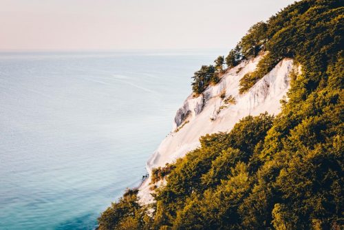 Solopgang på Møns Klint