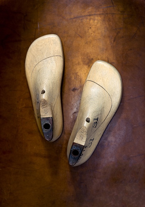 Cobblers wooden shoe lasts