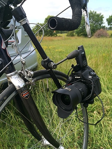 Camera on a bike