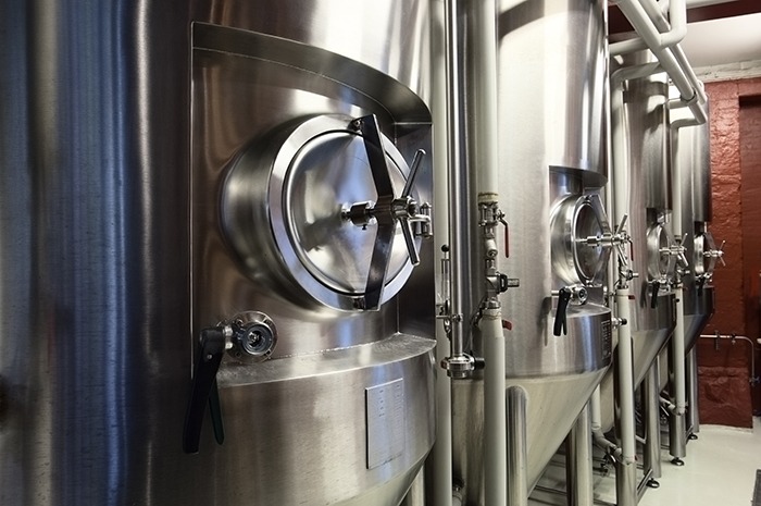 Brewery fermentation tanks