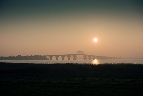 Solopgang på Dronnings Alexandrines Broen