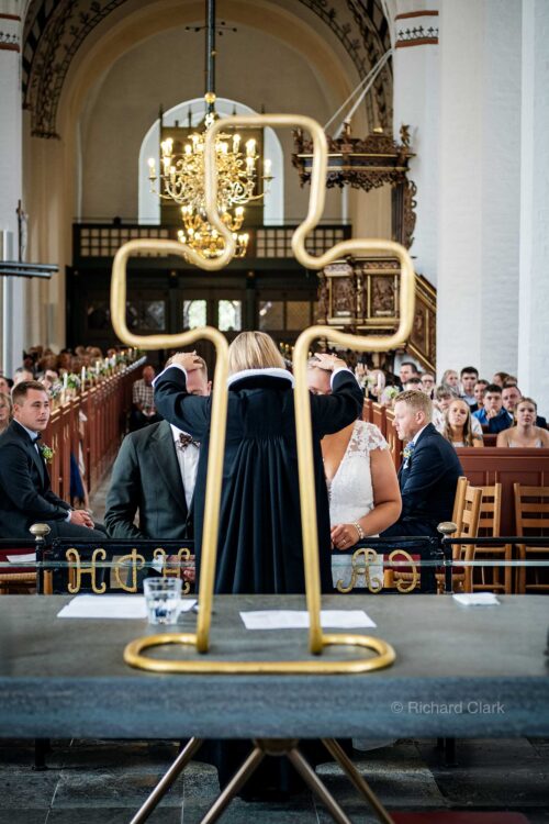 Bryllup i Stege Kirke på Møn.