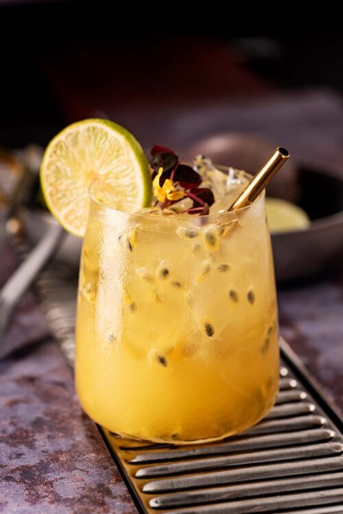 Non-alcoholic Passion Fruit mocktai